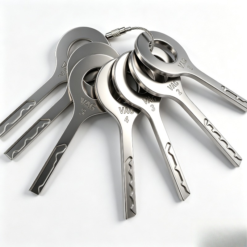 Power Key Tools - ชุดอุปกรณ์เปิดกุญแจรีโมท 7 ชิ้น รุ่น HU92 HU66