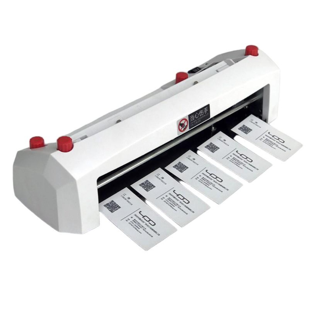 Power Tools With Names - เครื่องตัดนามบัตรอัตโนมัติคุณภาพสูงรุ่นใหม่ ขนาด A4 สำหรับตัดนามบัตรธุรกิจ 90*54 มม.