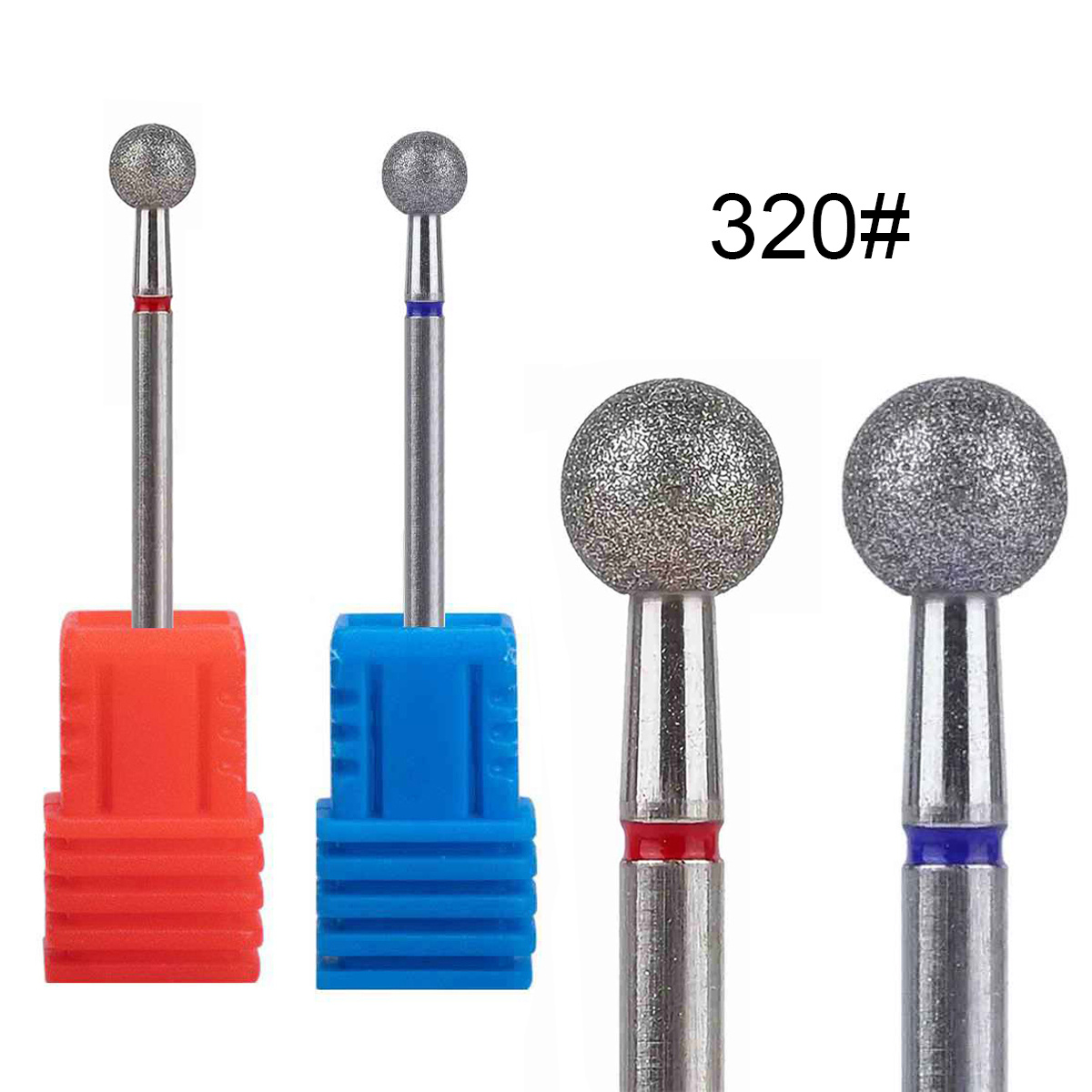 Power Tools Safety - 1/2/4Pcs เพชรเจาะเล็บบิตโรตารีไฟฟ้าเครื่องตัดมิลลิ่งสําหรับเล็บเท้าเล็บไฟล์ Cuticle Burr เล็บเครื่องมืออุปกรณ์เสริม