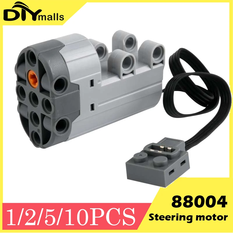 Power Tools Lego - มอเตอร์พวงมาลัยเซอร์โว รุ่น 88004 ฟังก์ชั่นอะไหล่ทางเทคนิค ใช้ร่วมกับตัวต่อเลโก้ บล็อก
