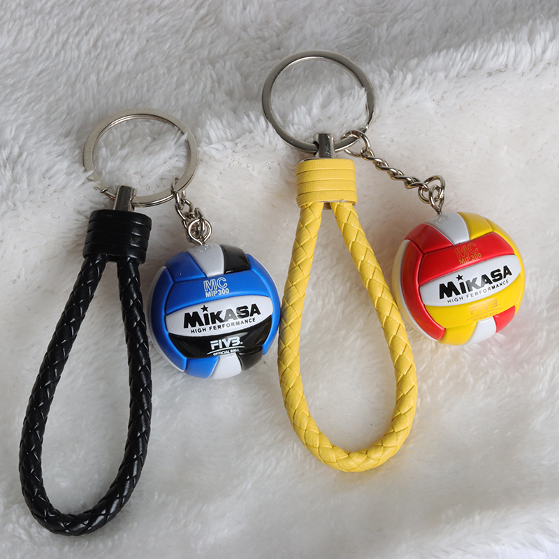 Power Key Tools - 1 ชิ้น PVC วอลเลย์บอลพวงกุญแจเครื่องประดับธุรกิจวอลเลย์บอลผู้ชายผู้หญิงของขวัญลูกบอลชายหาดกีฬา Key Chain