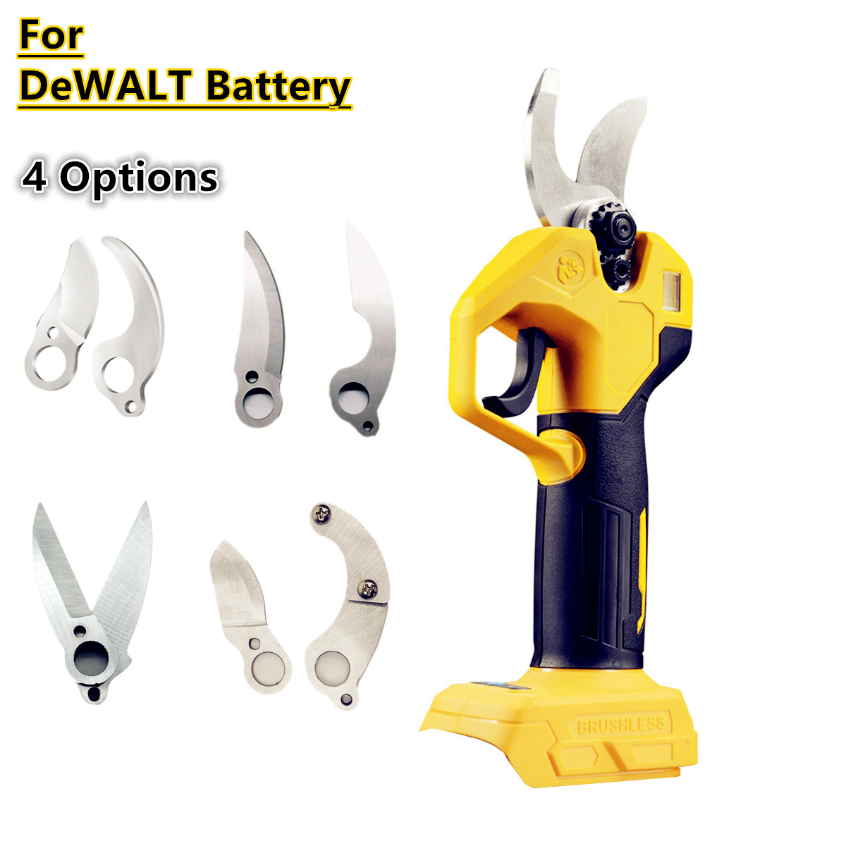 Power Tools Used - 4 ตัวเลือกสําหรับ DeWALT 20V แบตเตอรี่ไร้สายสาขาเฉือนไฟฟ้าท่อกรรไกรตัดกระดูกผักกรรไกร Pruner