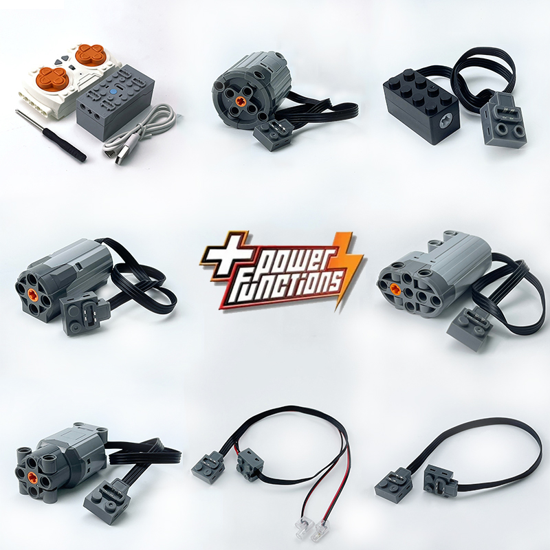 Power Tools Lego - MOC การวิเคราะห์อะไหล่ Power ฟังก์ชั่นรีโมทคอนโทรลเซอร์โวมอเตอร์ใช้งานร่วมกับ 88003 88004