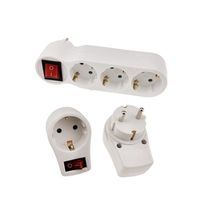 Power Tools Extension - EU Extension Socket พร้อมสวิตช์เปิด/ปิดปลั๊กไฟฟ้า 1 ถึง