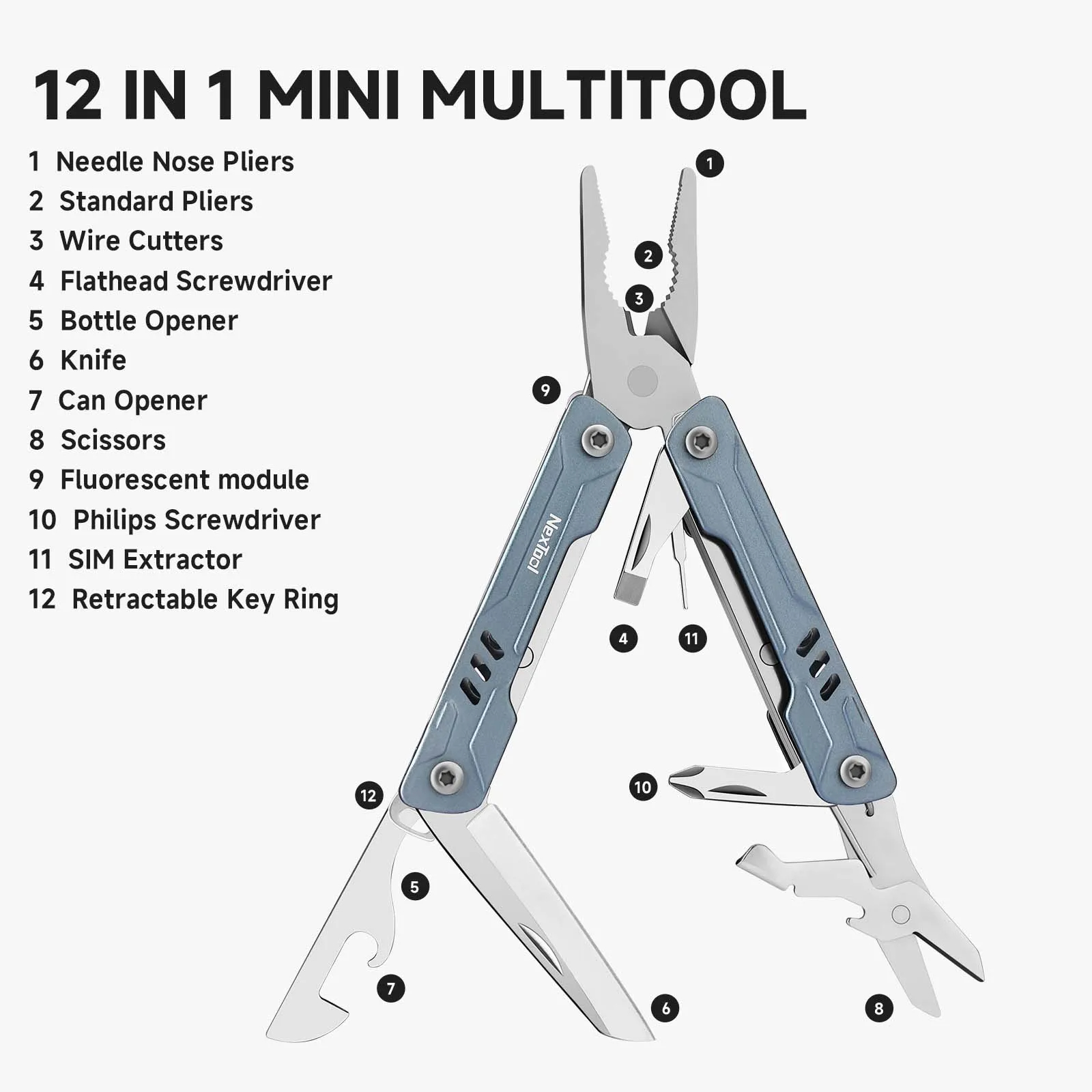 NexTool Mini Sailor S11 12-in- - Power Key Tools บทวิจารณ์และราคา