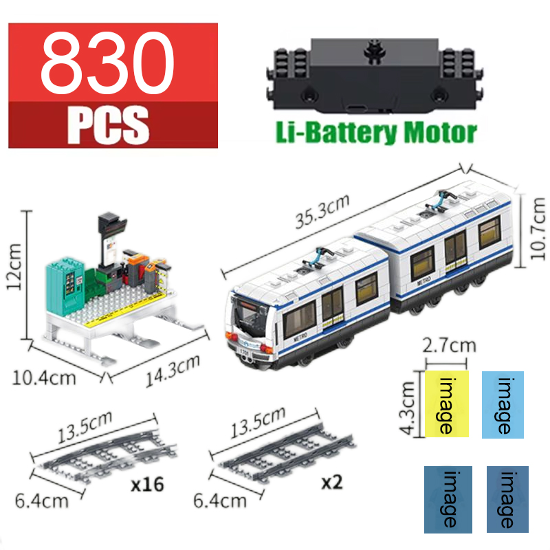 รถไฟฟ้าใต้ดินไฟฟ้ารถรางในเมือง - Power Tools Lego บทวิจารณ์และราคา