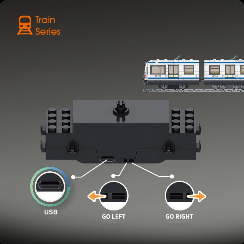 รถไฟฟ้าใต้ดินไฟฟ้ารถรางในเมือง - Power Tools Lego บทวิจารณ์และราคา