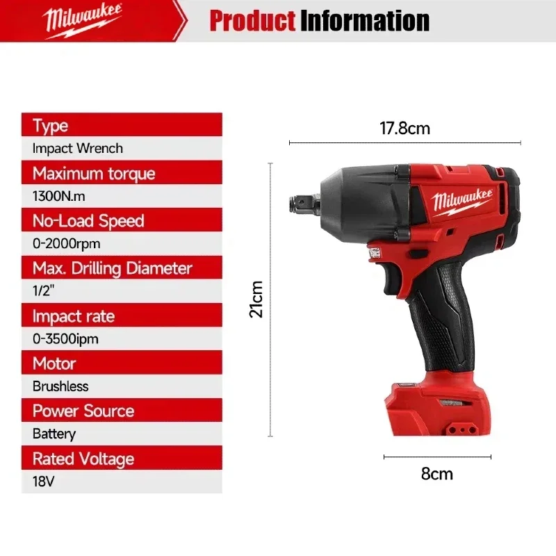 ชุดเครื่องมือไฟฟ้าไร้สาย Milwa - Power Tools Used บทวิจารณ์และราคา