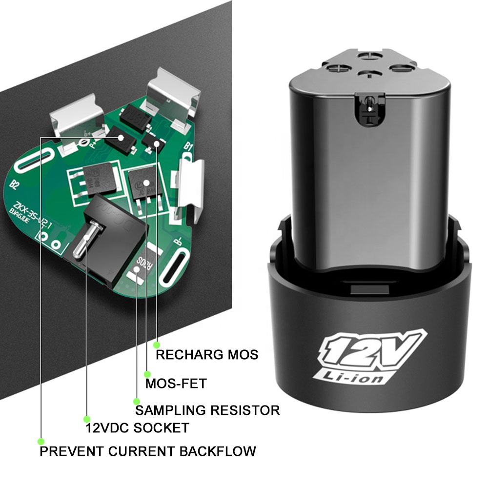 แบตเตอรี่ลิเธียม 12V 1500mAh ส - Power Tools Used บทวิจารณ์และราคา