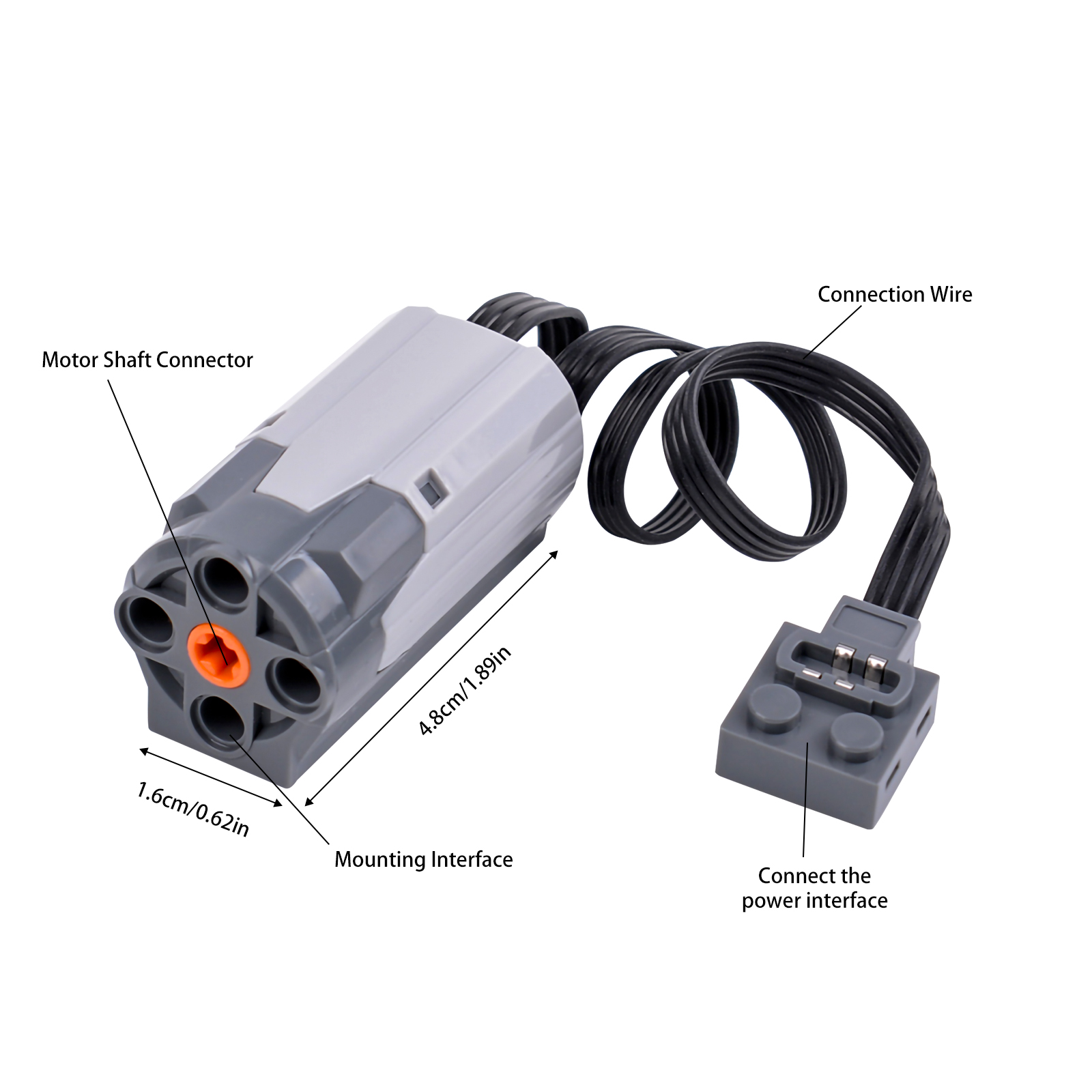 2PCS M มอเตอร์ฟังก์ชั่นกลุ่ม M - Power Tools Lego บทวิจารณ์และราคา