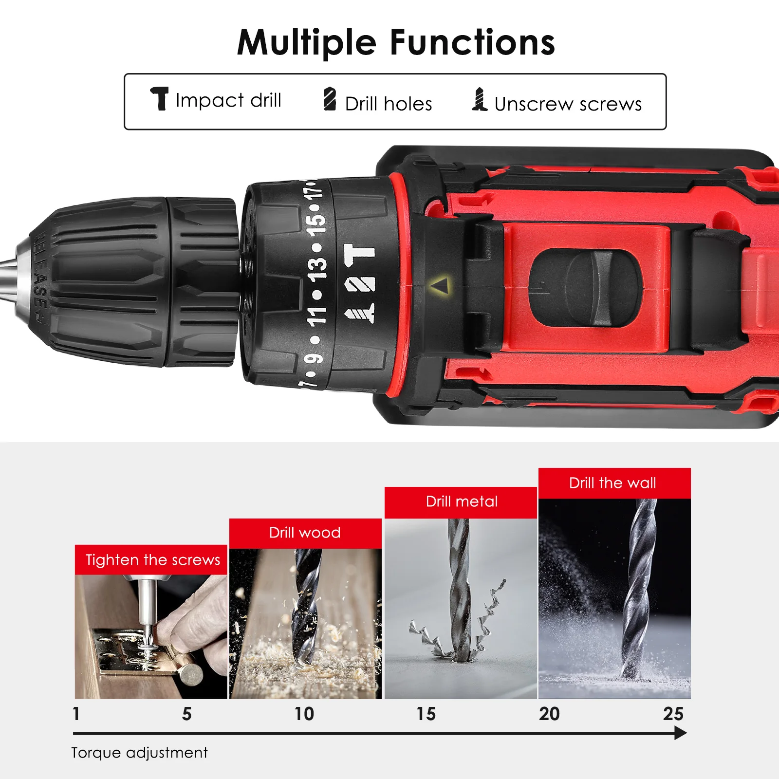 สว่านไร้สายแบบกระแทก21V 12V เค - Power Tools Quotes บทวิจารณ์และราคา