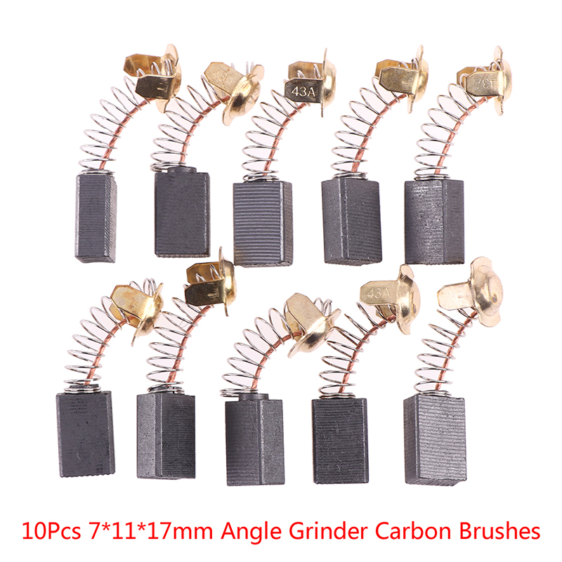 10 ชิ้น 7*11*17 มิลลิเมตรเครื่ - Power Tools Carbon Brush บทวิจารณ์และราคา