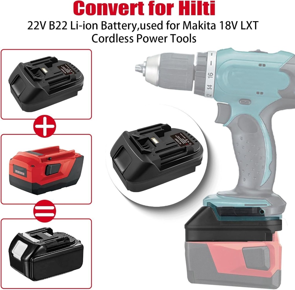 อะแดปเตอร์แบตเตอรี่สําหรับ Hil - Power Tools Hilti บทวิจารณ์และราคา