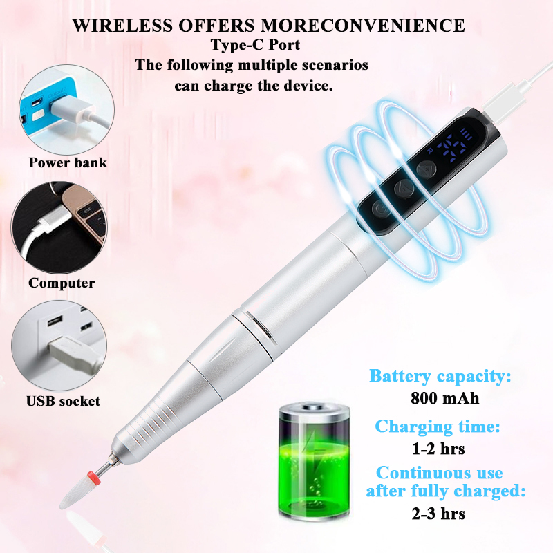 ปากกาเจียรเล็บไร้สาย 35000 รอบ - Power Tools Online บทวิจารณ์และราคา